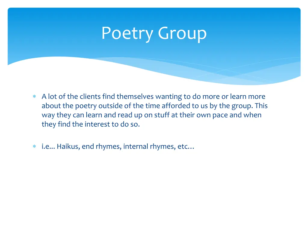 poetry group 2