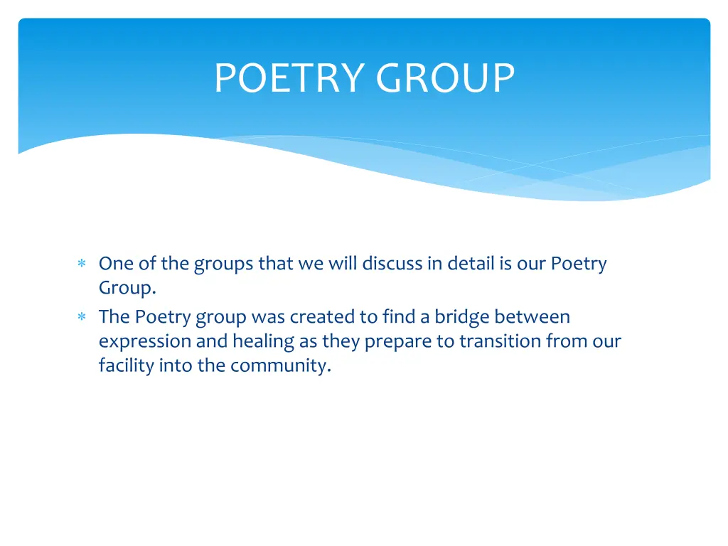 poetry group