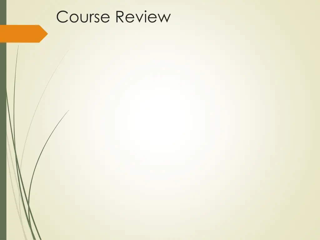 course review