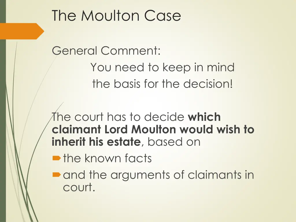 the moulton case