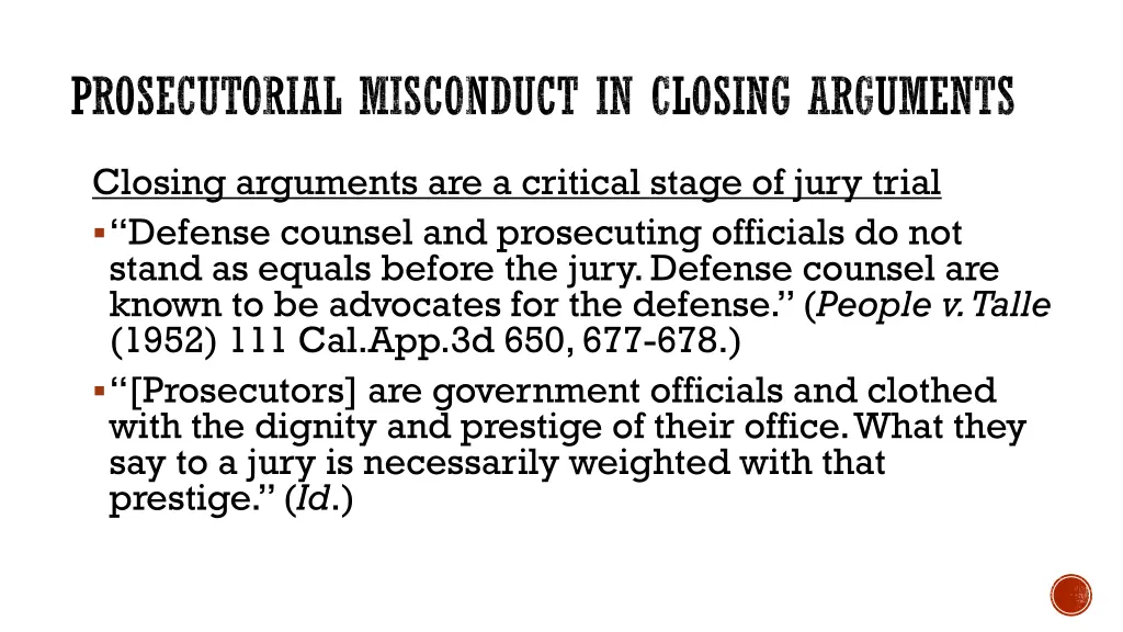 prosecutorial misconduct in closing arguments 1