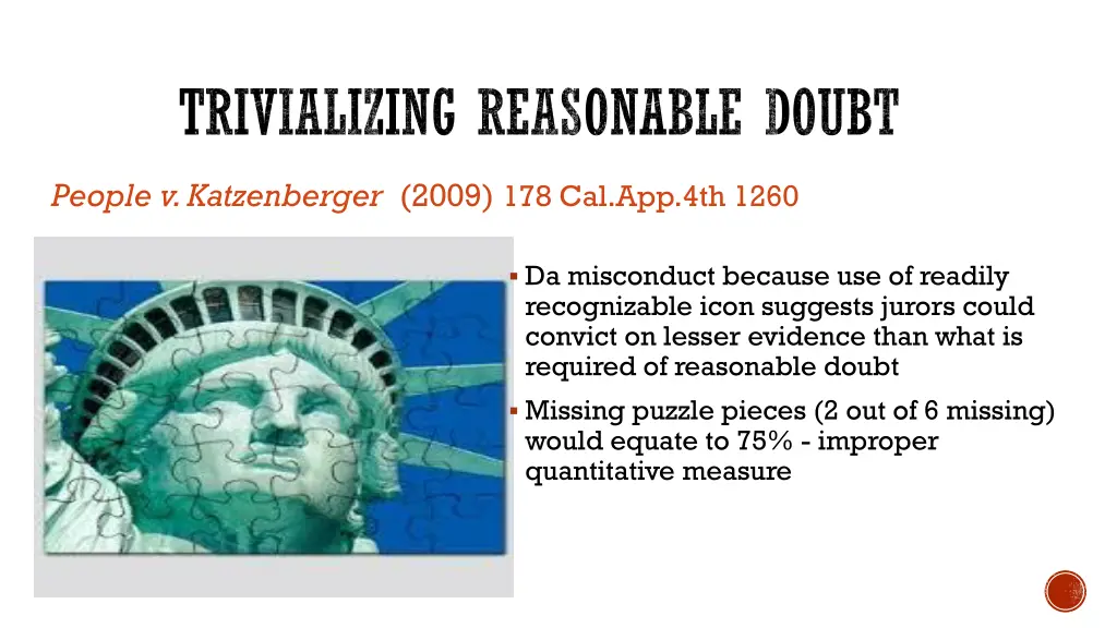 trivializing reasonable doubt 1