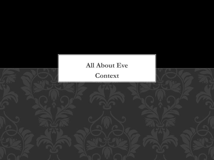 all about eve context