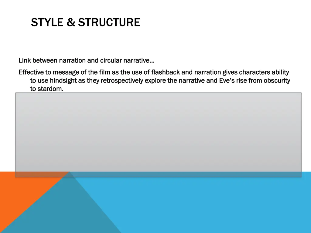 style structure