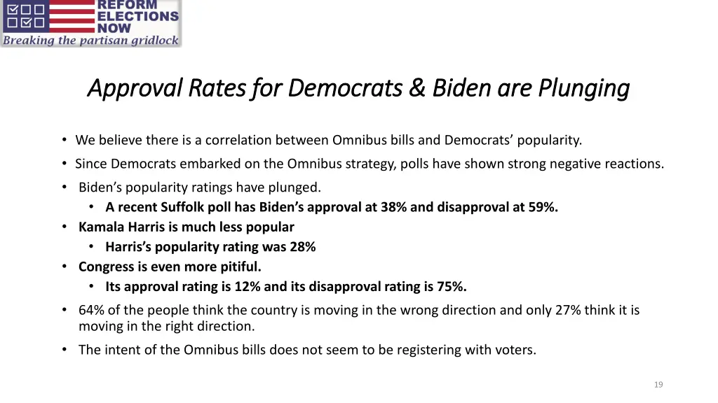 approval rates for democrats biden are plunging