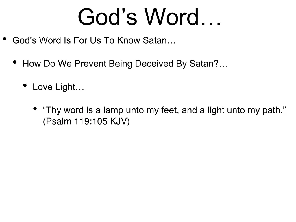 god s word 8