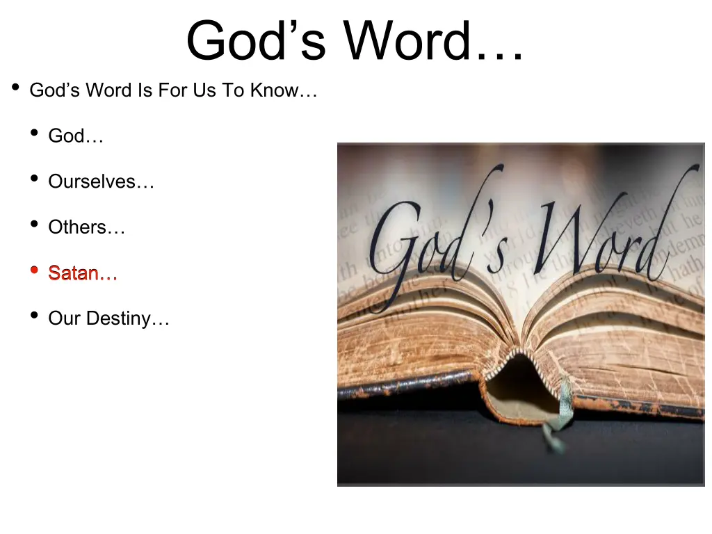 god s word