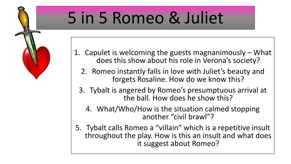 5 in 5 romeo juliet 11