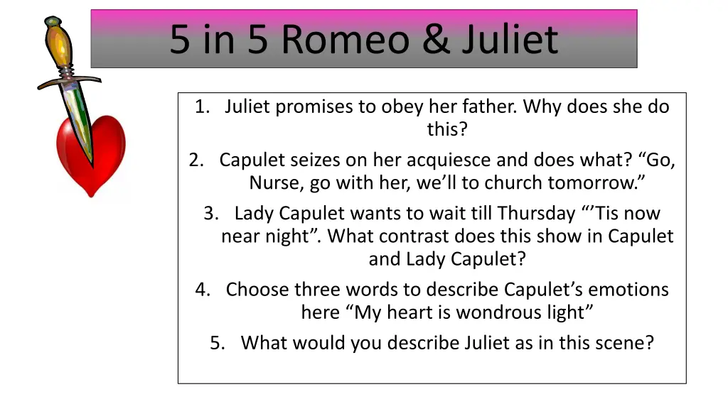 5 in 5 romeo juliet 41