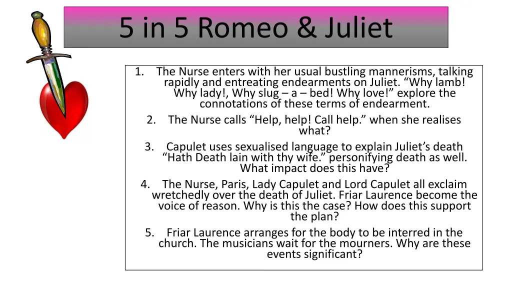 5 in 5 romeo juliet 44