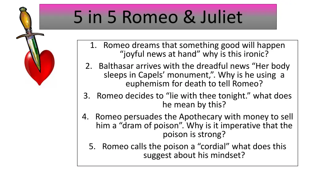 5 in 5 romeo juliet 48