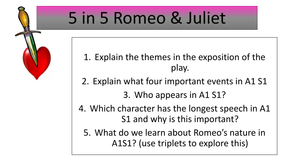 5 in 5 romeo juliet 7