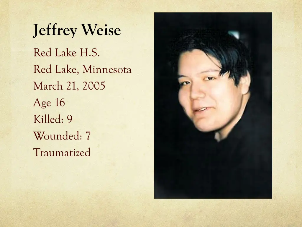 jeffrey weise