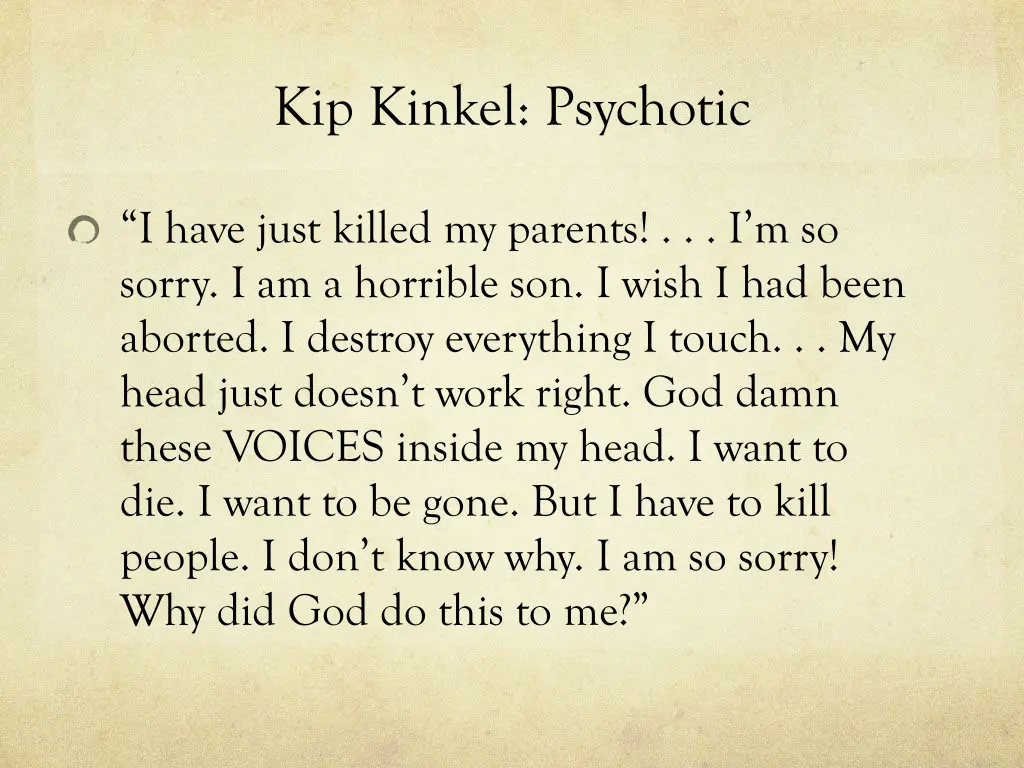 kip kinkel psychotic 2