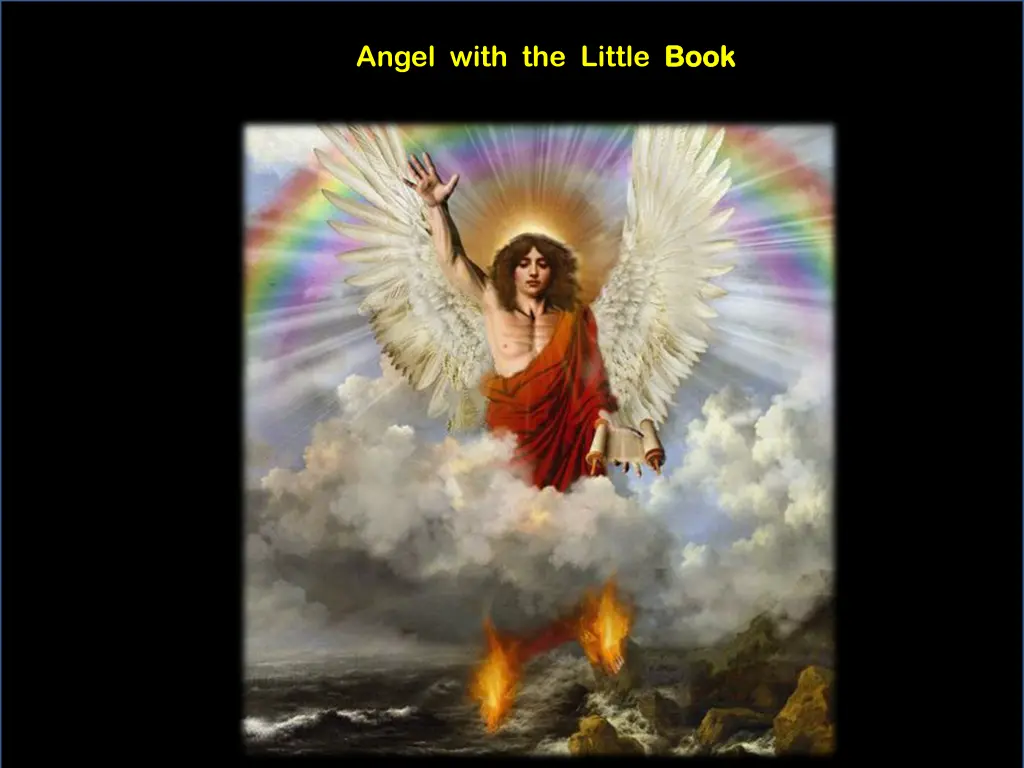 angel with the little book