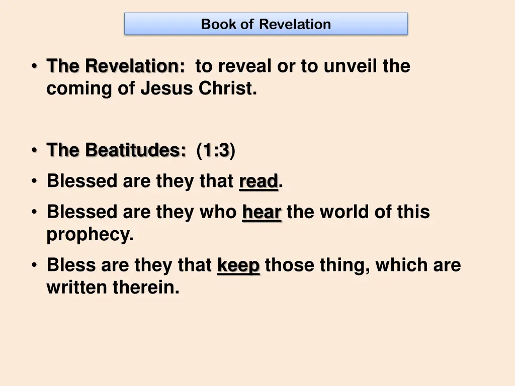 book of revelation 1