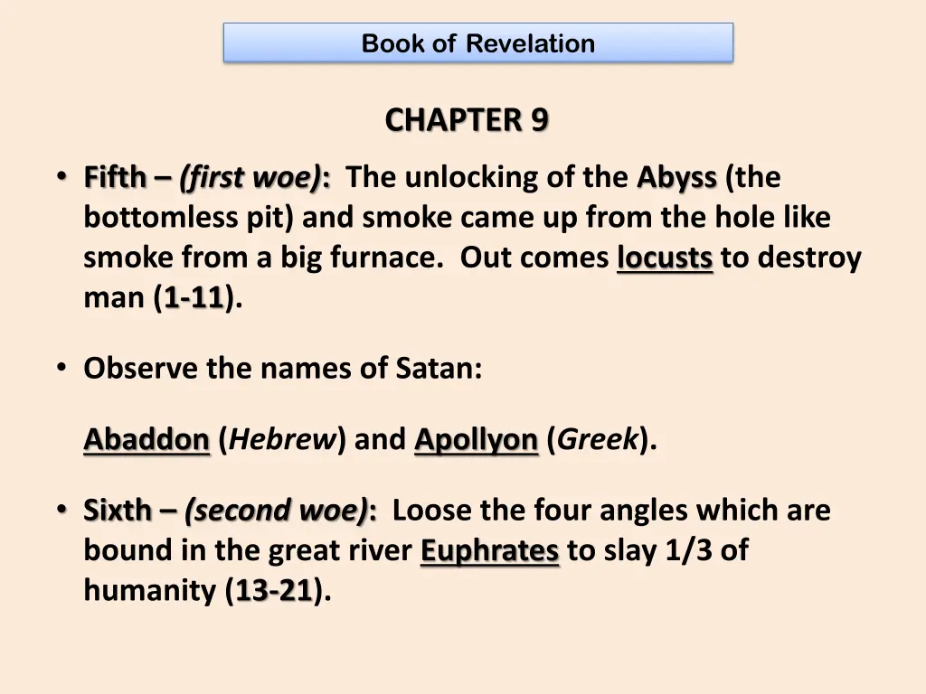 book of revelation 20