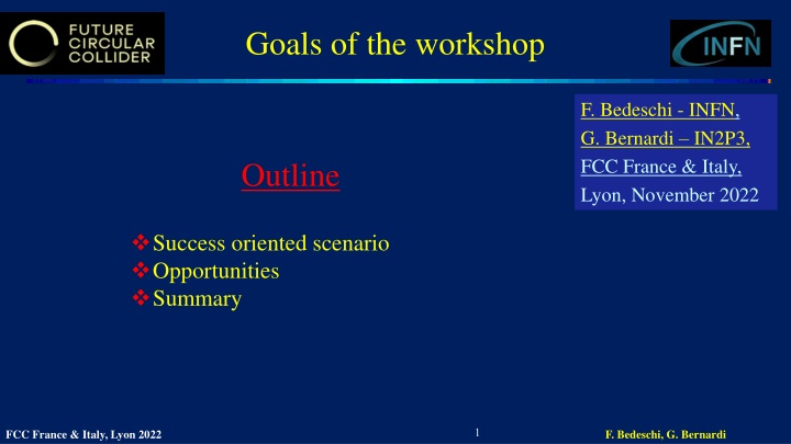 goals of the workshop