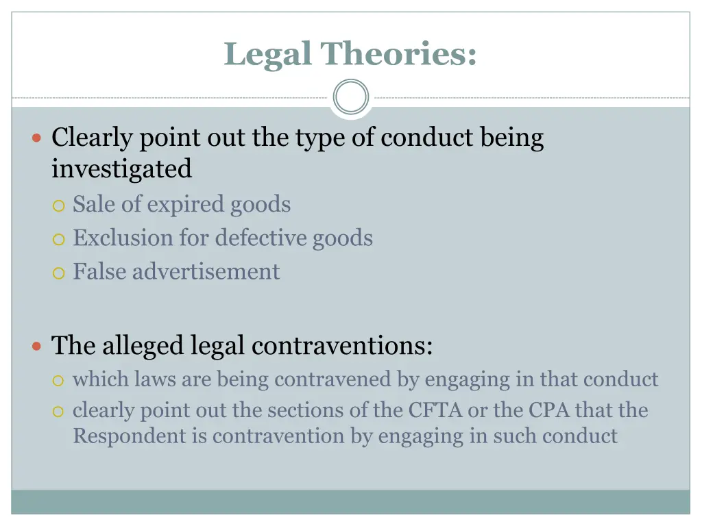 legal theories