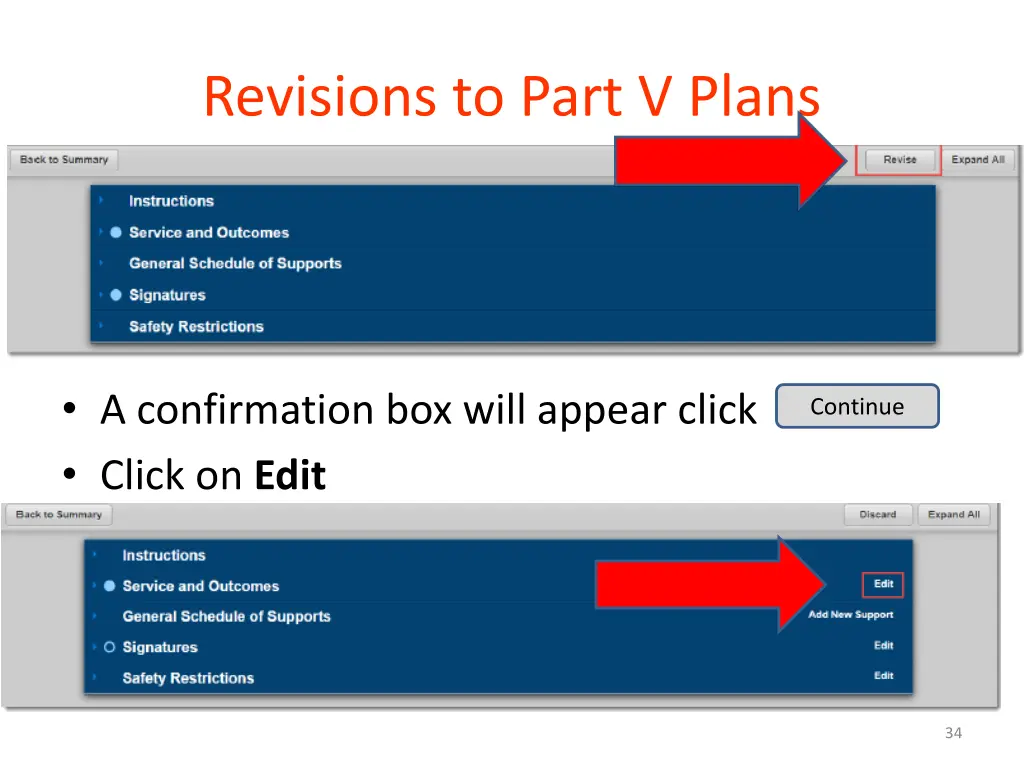 revisions to part v plans 1