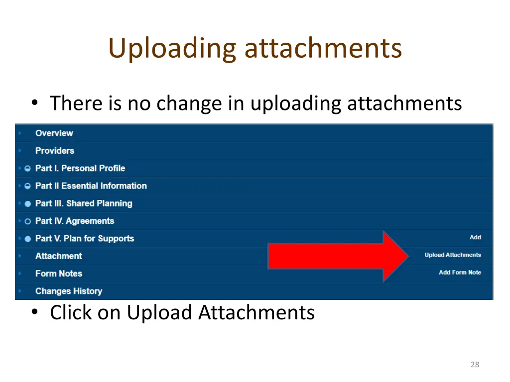 uploading attachments