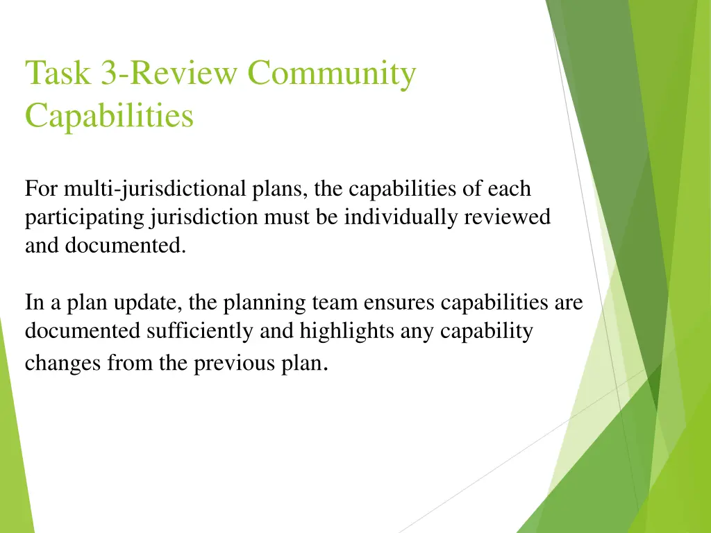 task 3 review community capabilities