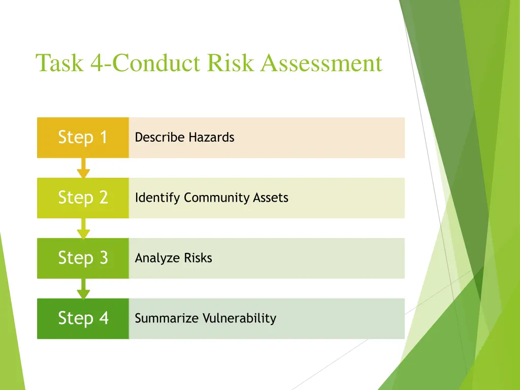 task 4 conduct risk assessment