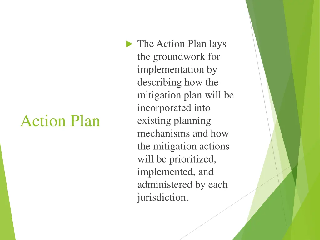 the action plan lays the groundwork