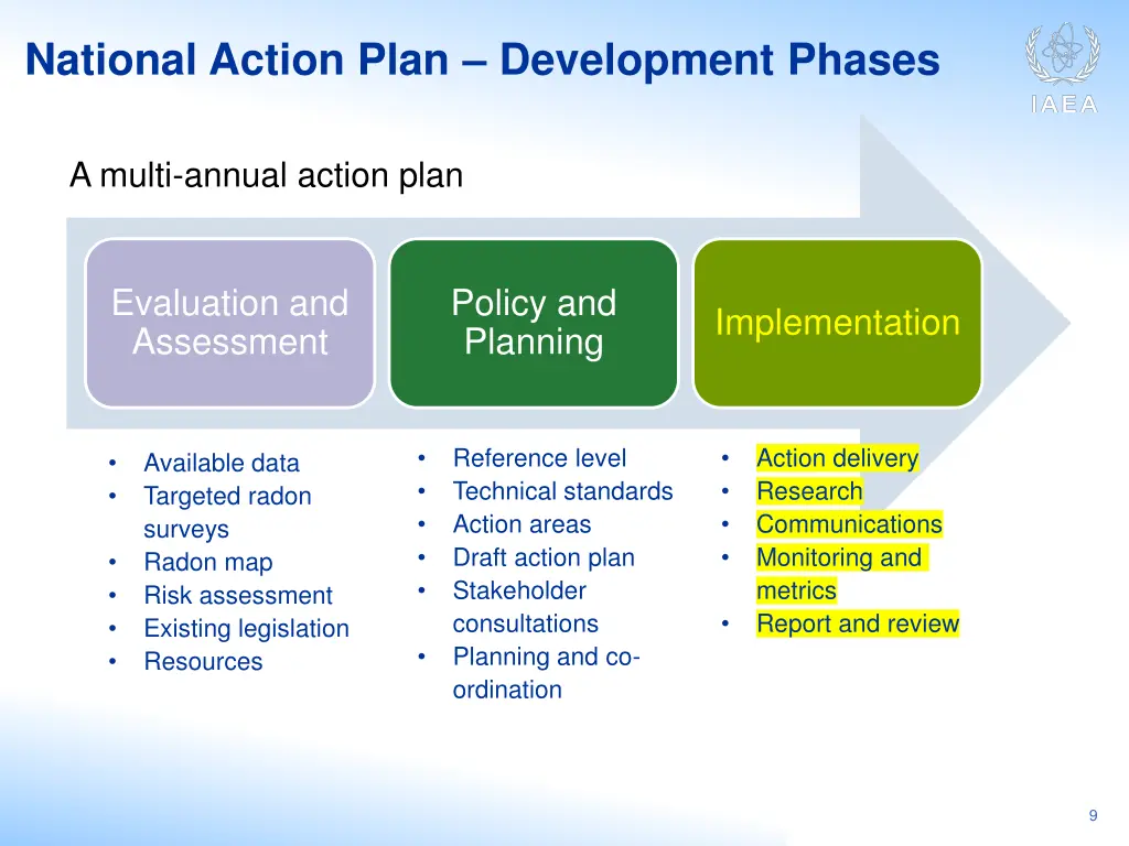 national action plan development phases 4