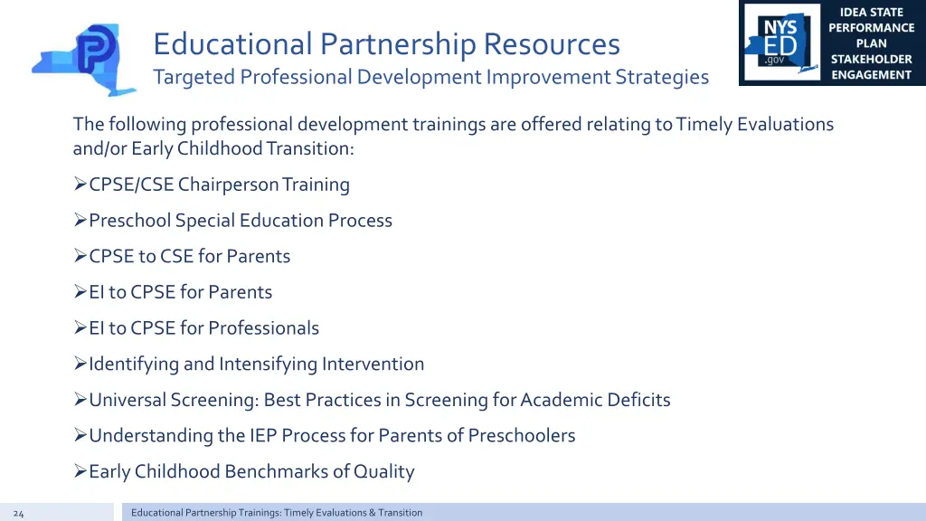 educational partnership resources targeted