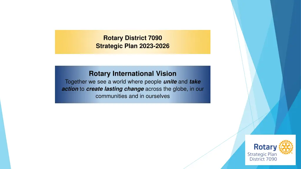 rotary district 7090 strategic plan 2023 2026