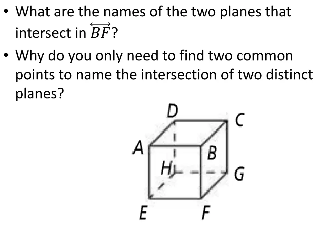 what are the names of the two planes that