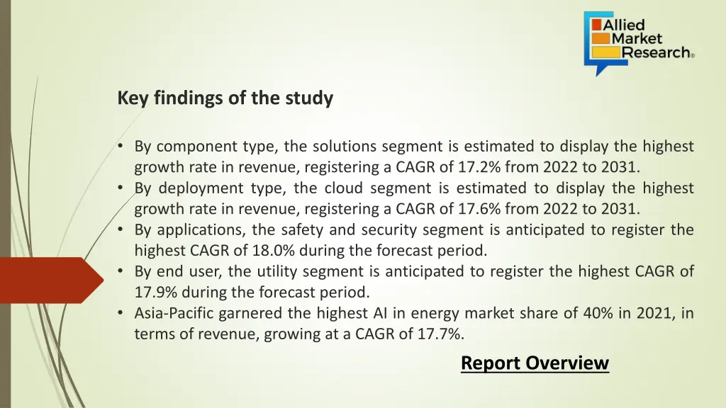 key findings of the study