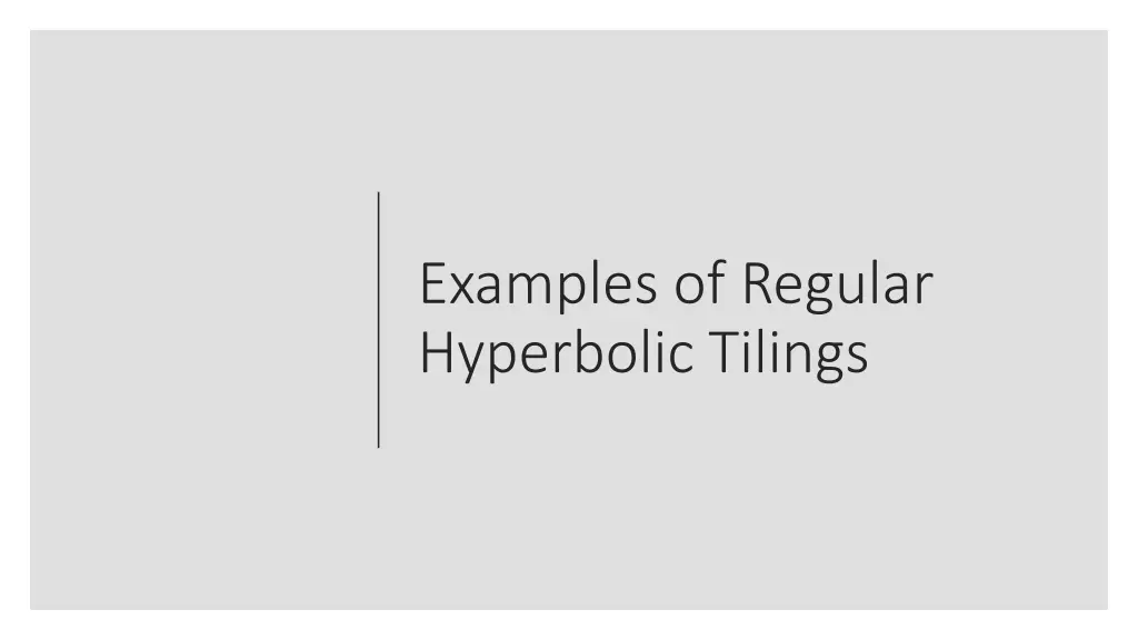 examples of regular hyperbolic tilings