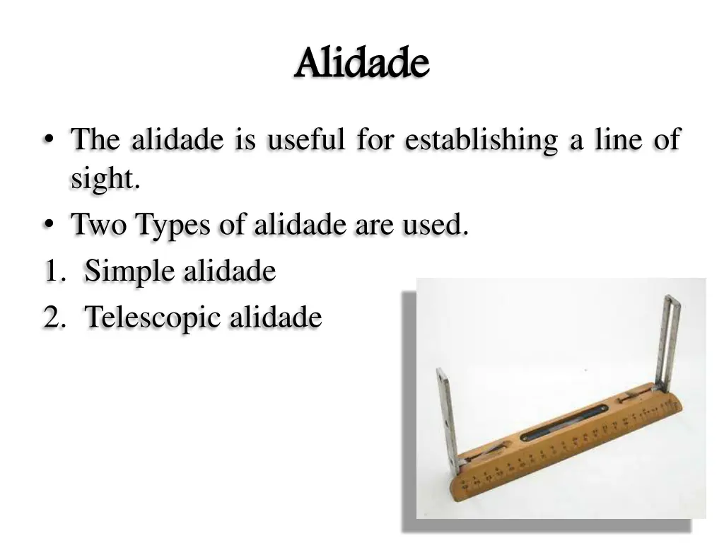 alidade