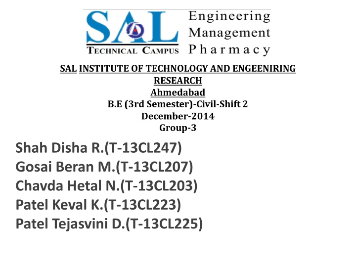 sal institute of technology and engeeniring