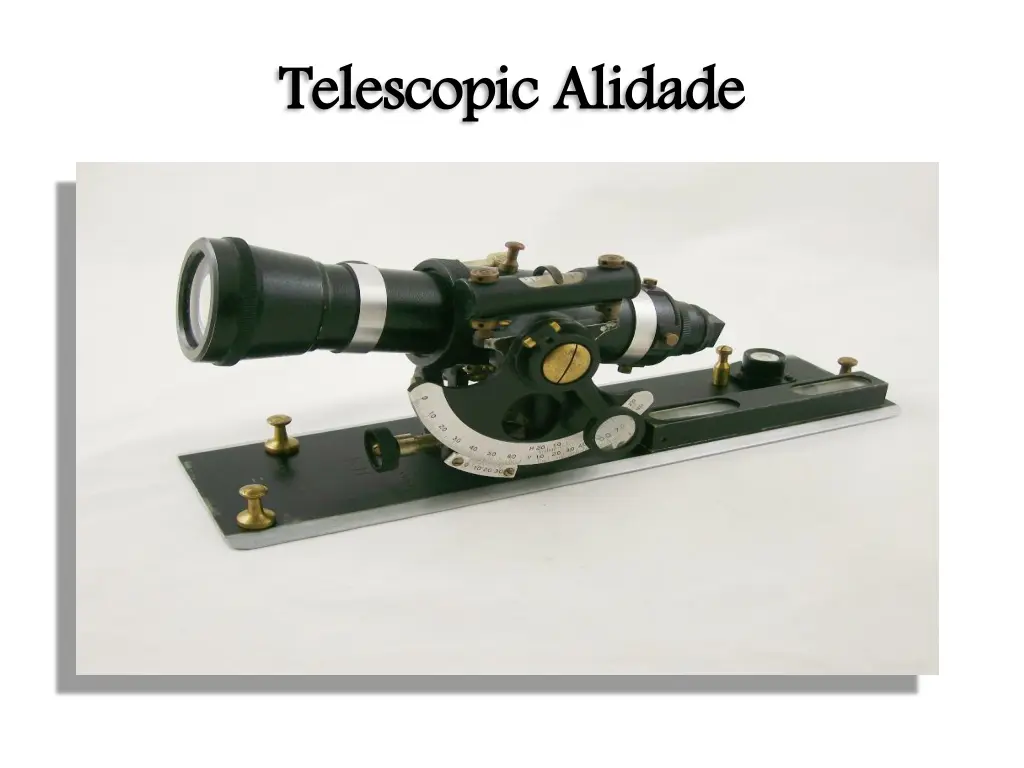 telescopic alidade