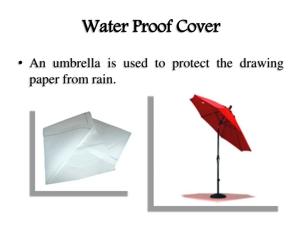 water proof cover