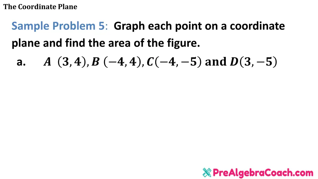 the coordinate plane 17