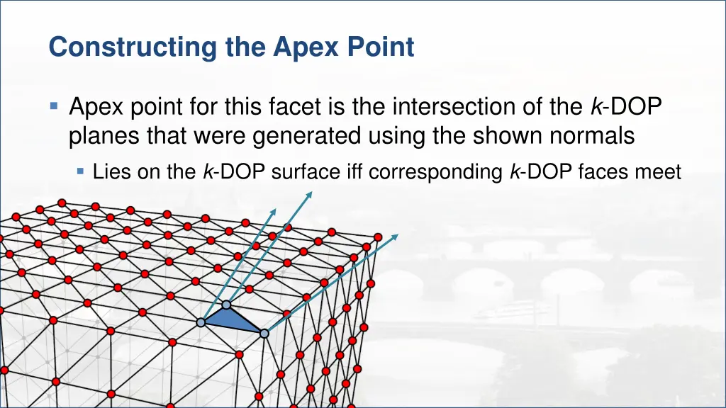 constructing the apex point