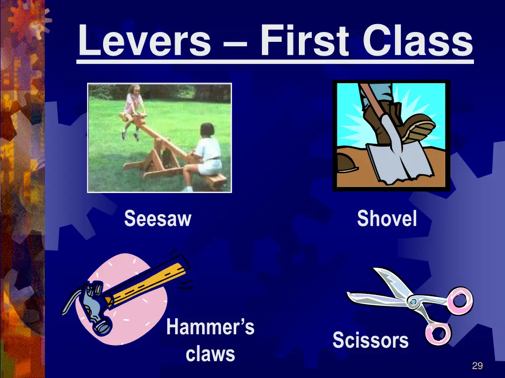 levers first class 1