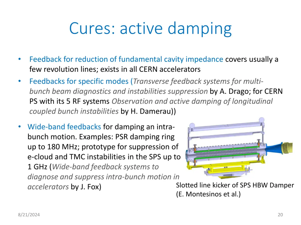 cures active damping