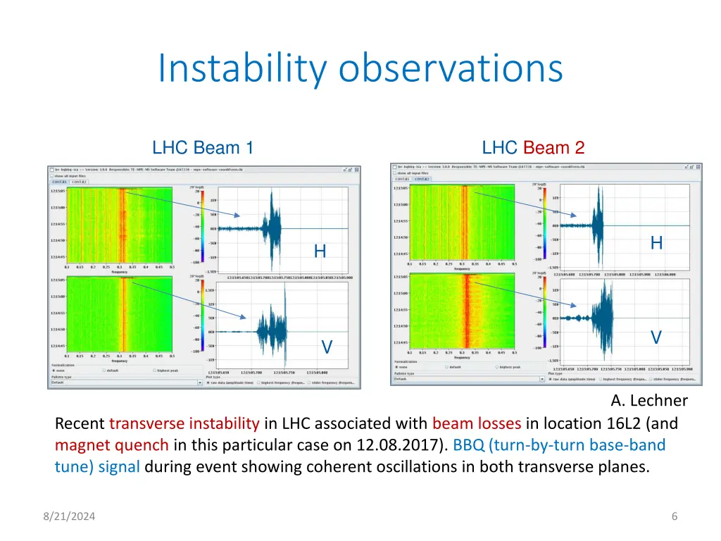 instability observations 1