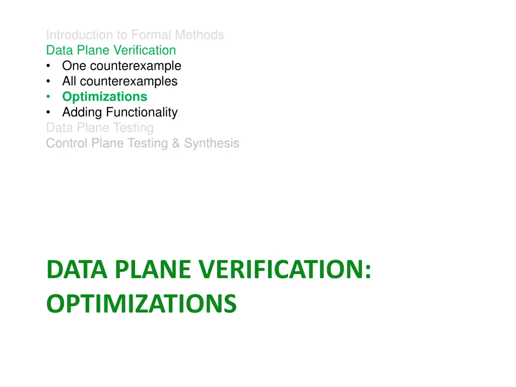 introduction to formal methods data plane 2