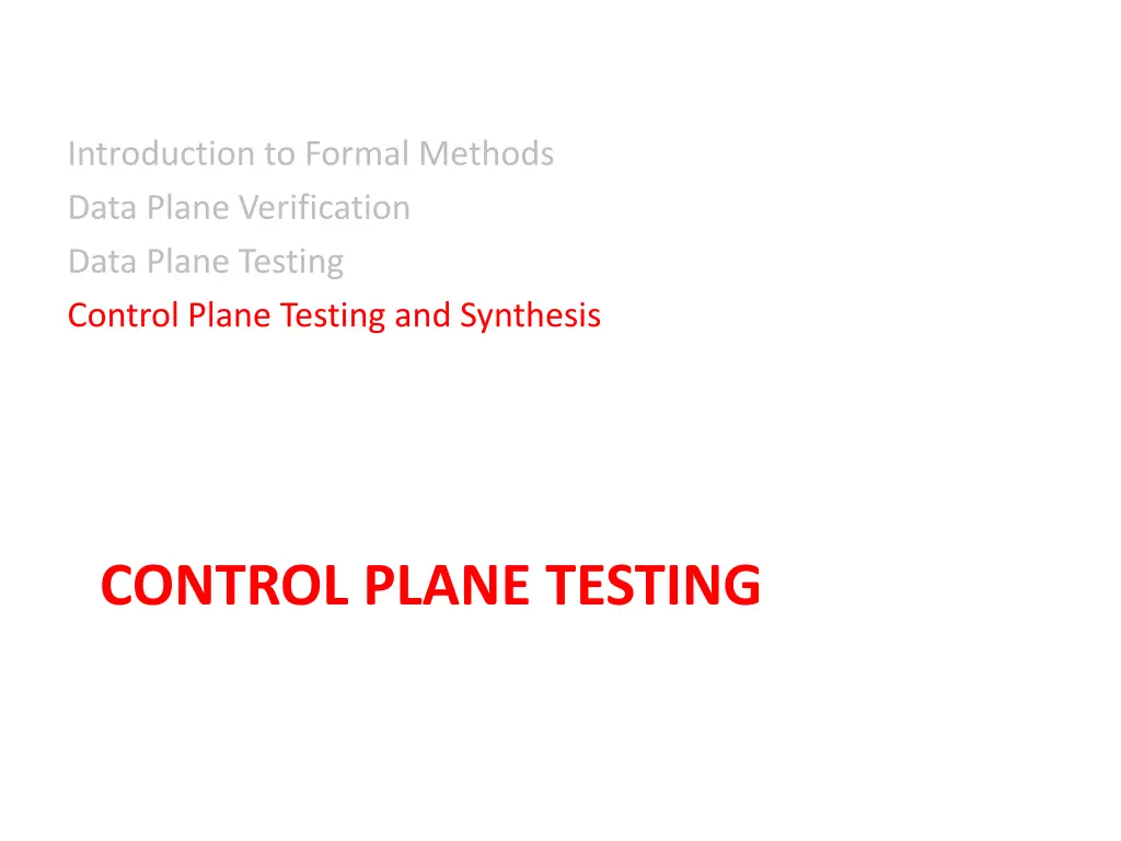 introduction to formal methods data plane 5