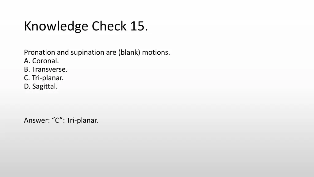 knowledge check 15