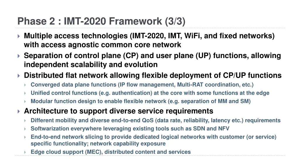 phase 2 imt 2020 framework 3 3