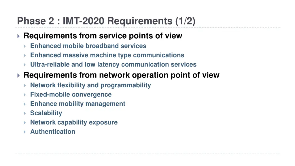 phase 2 imt 2020 requirements 1 2