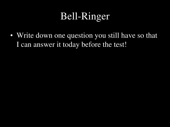 bell ringer