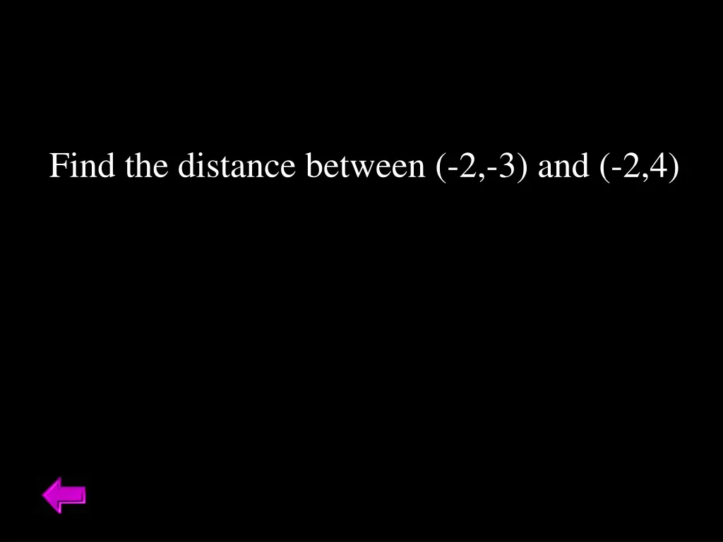 find the distance between 2 3 and 2 4